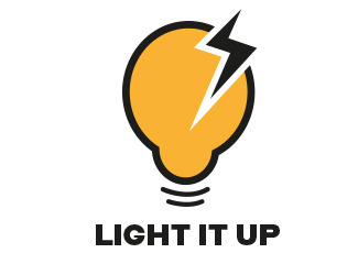 Projekt graficzny logo dla firmy online light up